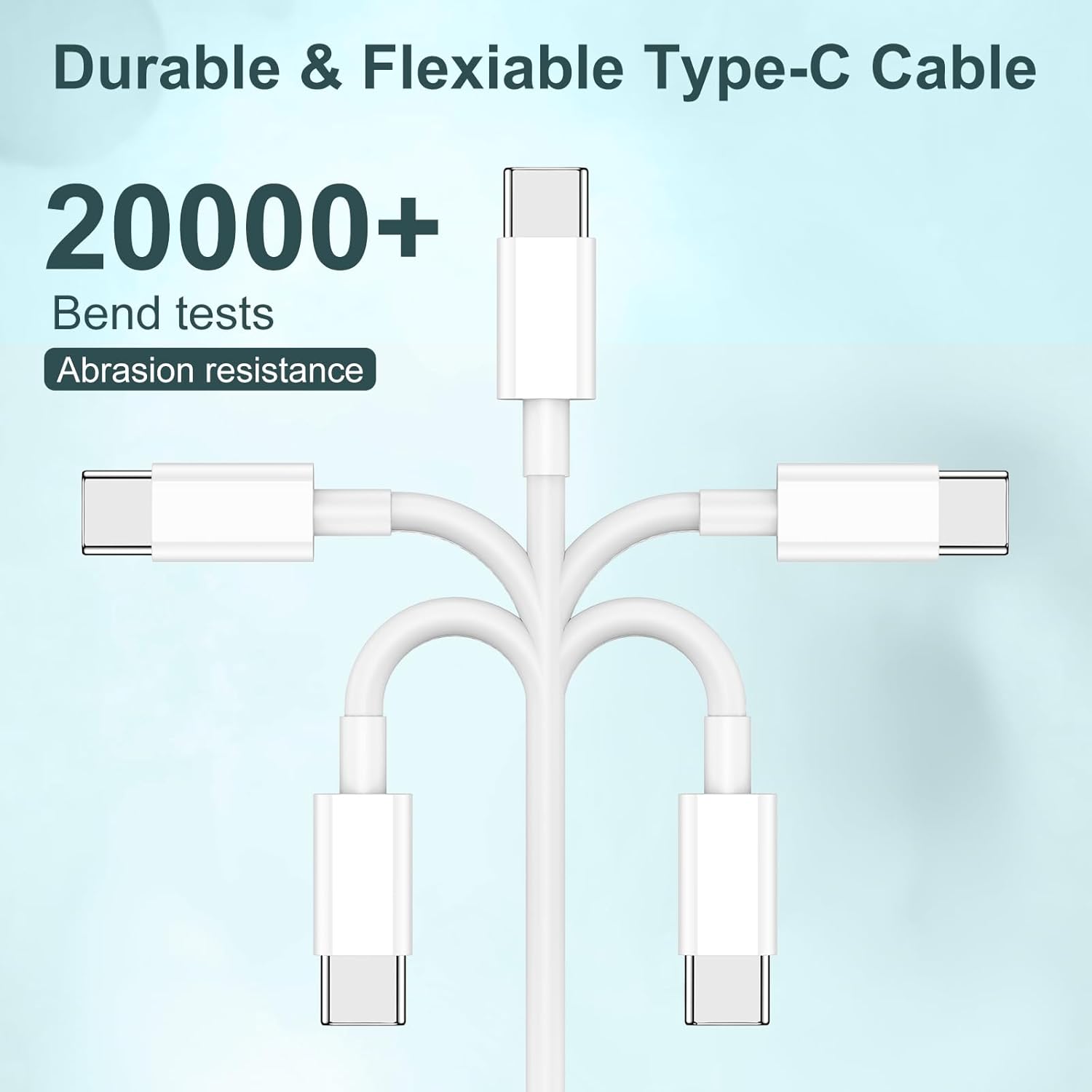 Thumbnail 3 de COONCXEN 240W USB-C Fast Charge Cable 10ft