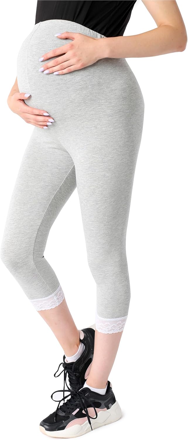 Thumbnail 6 de Be Mammy 3/4 Umstandsleggings aus Viskose (BE20-161) – bequem & elegant für die Schwangerschaft