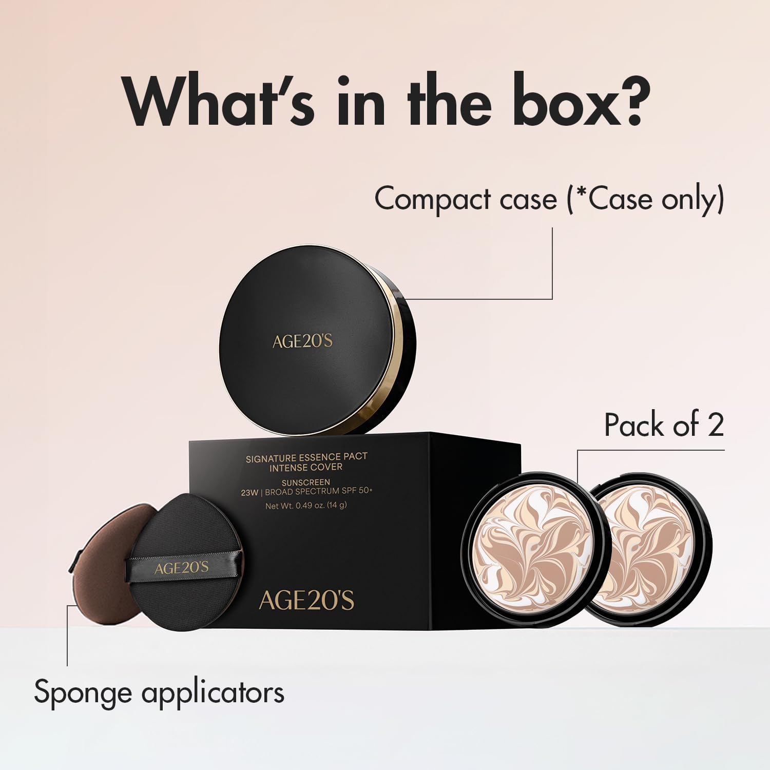 Thumbnail 6 de AGE20'S Signature Essence Pact SPF 50+ Cushion Foundation (21N Vanilla) – Pack of 2