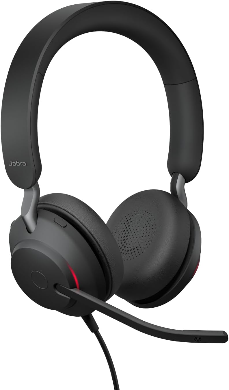 Detalle de Jabra Evolve2 40 SE 有線ステレオヘッドセット USB-C/A対応・40mmスピーカー・3マイク