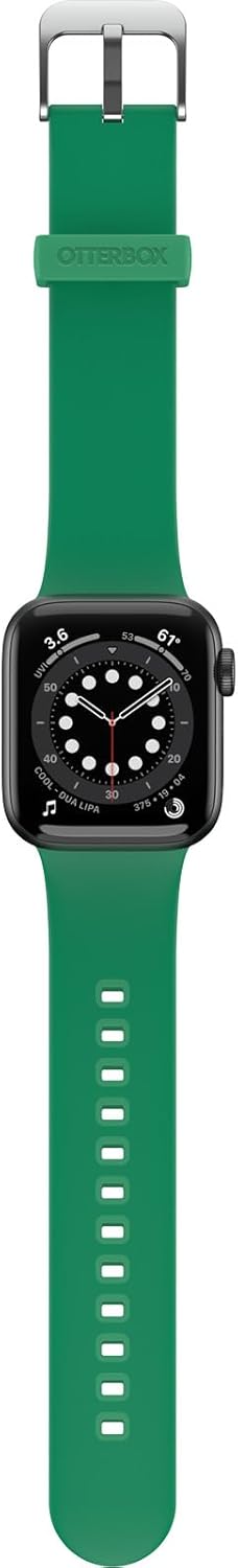 Thumbnail 1 de OtterBox Bracelet de montre intelligent 42 mm – Silicone noir, compatible Apple Watch Series 6, Samsung Galaxy Watch 4 et Fitbit Versa 3