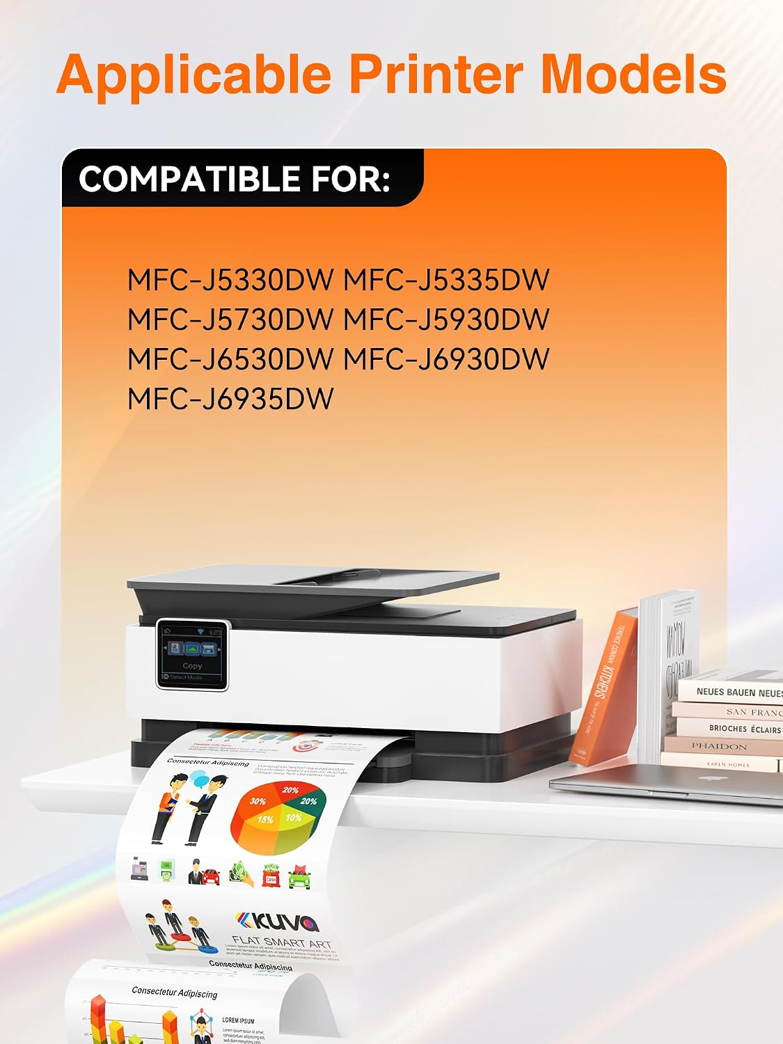 Thumbnail 1 de Kuva LC3219XL/LC3219 compatible ink cartridges for Brother (LC3217/LC3219XL) – Black, Cyan, Magenta & Yellow