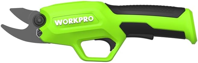Detalle de WORKPRO W159050 sladdlös trädgårdssax, 7,2 V, 19 mm och 2 Ah