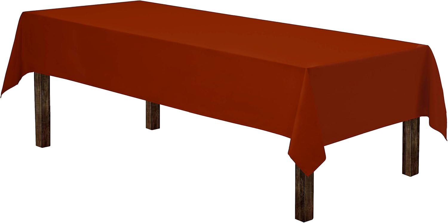 Thumbnail 1 de Gee Di Moda Rectangle Tablecloth 60x84 in Burnt Orange