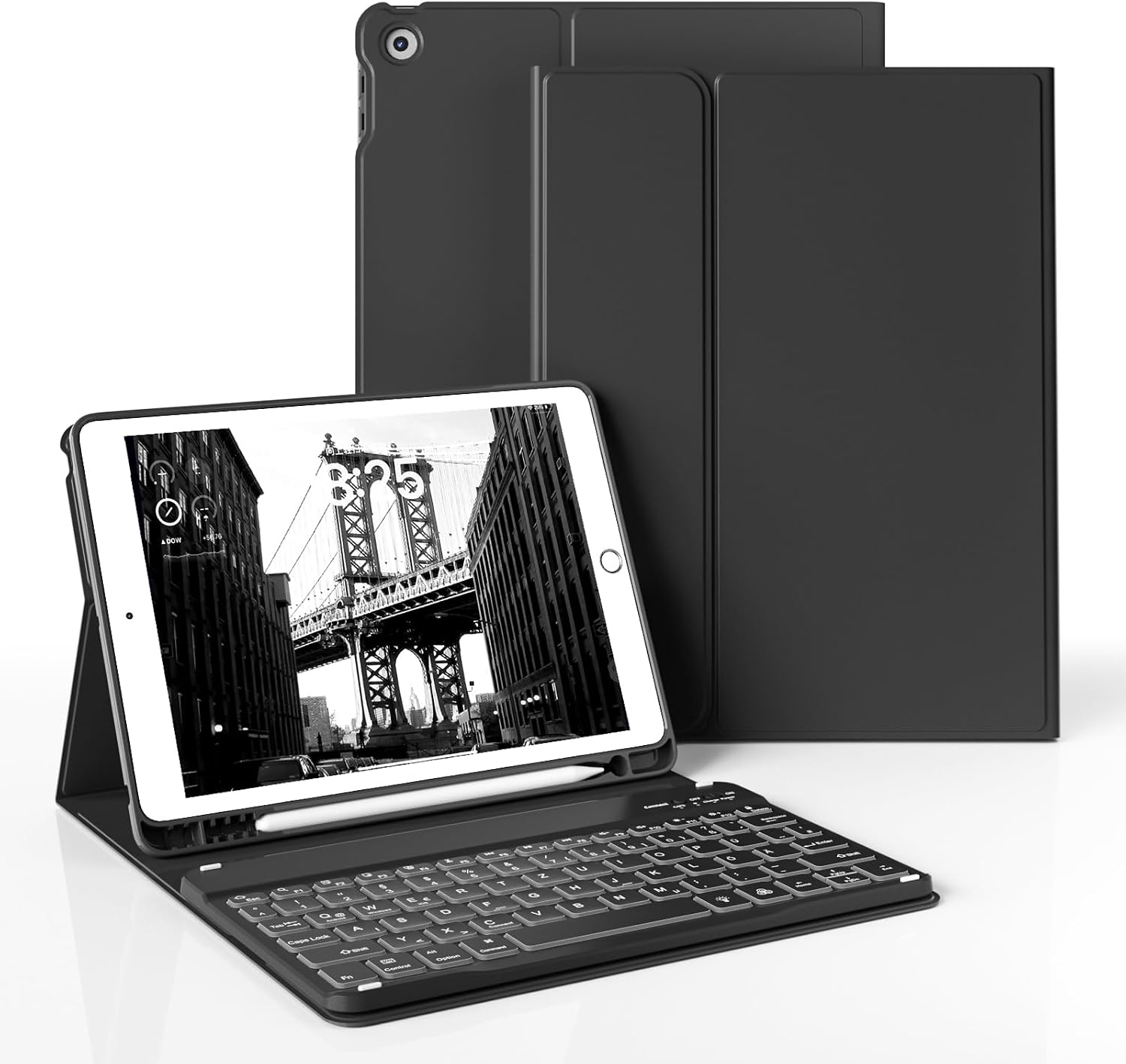 Detalle de JKSML Tastatur Hülle für iPad 10,2 Zoll