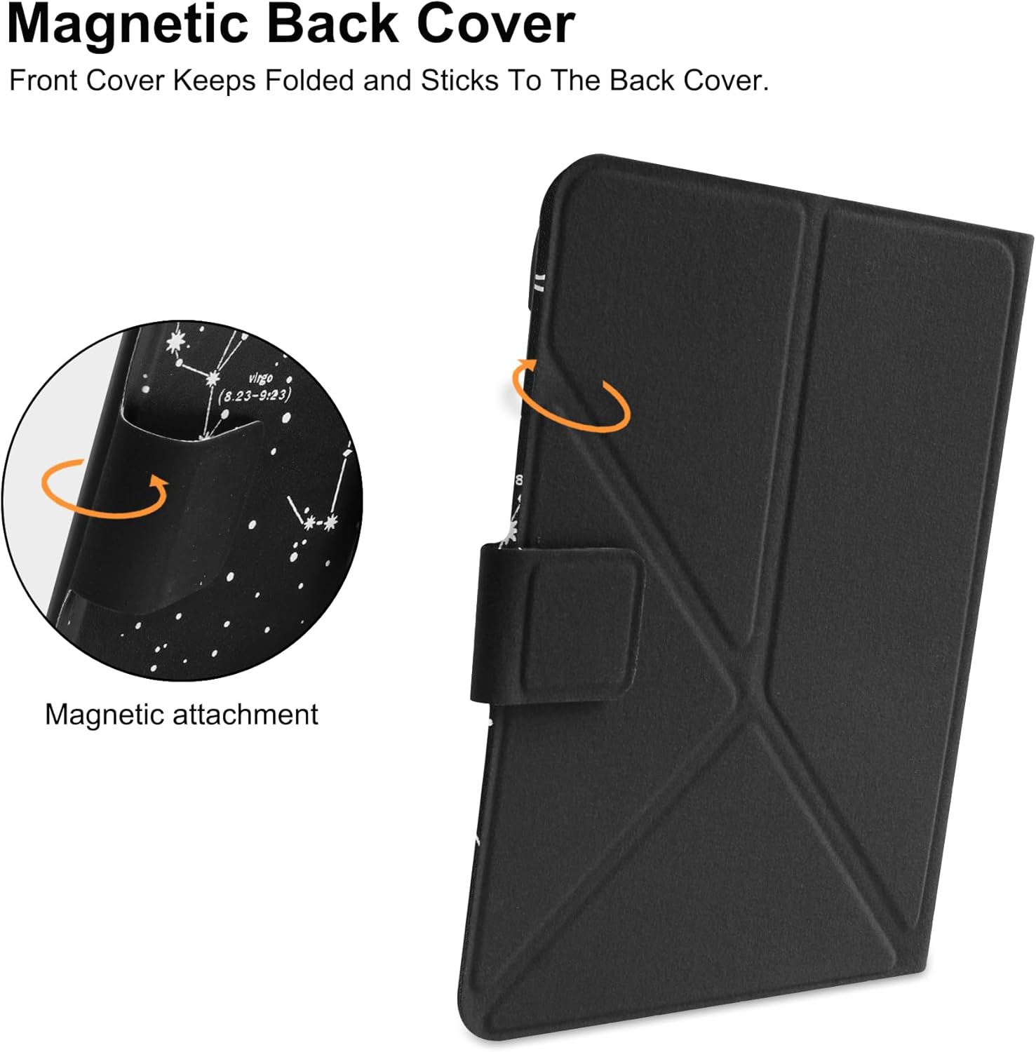 Thumbnail 6 de HGWALP Universal 6.8–7 inch eReader PU folio case with stand