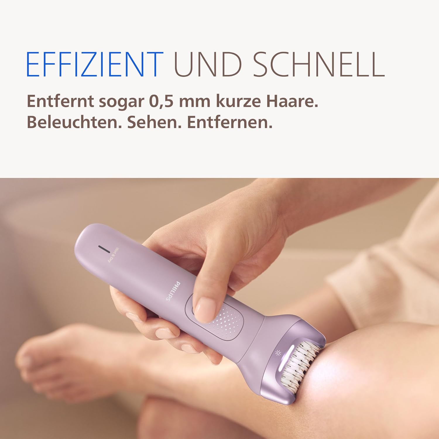 Thumbnail 3 de Philips Epilierer Series 9000 BRE729/00 – kabelloser Epilierer für Nass- und Trockenanwendung (mit ProGuide)
