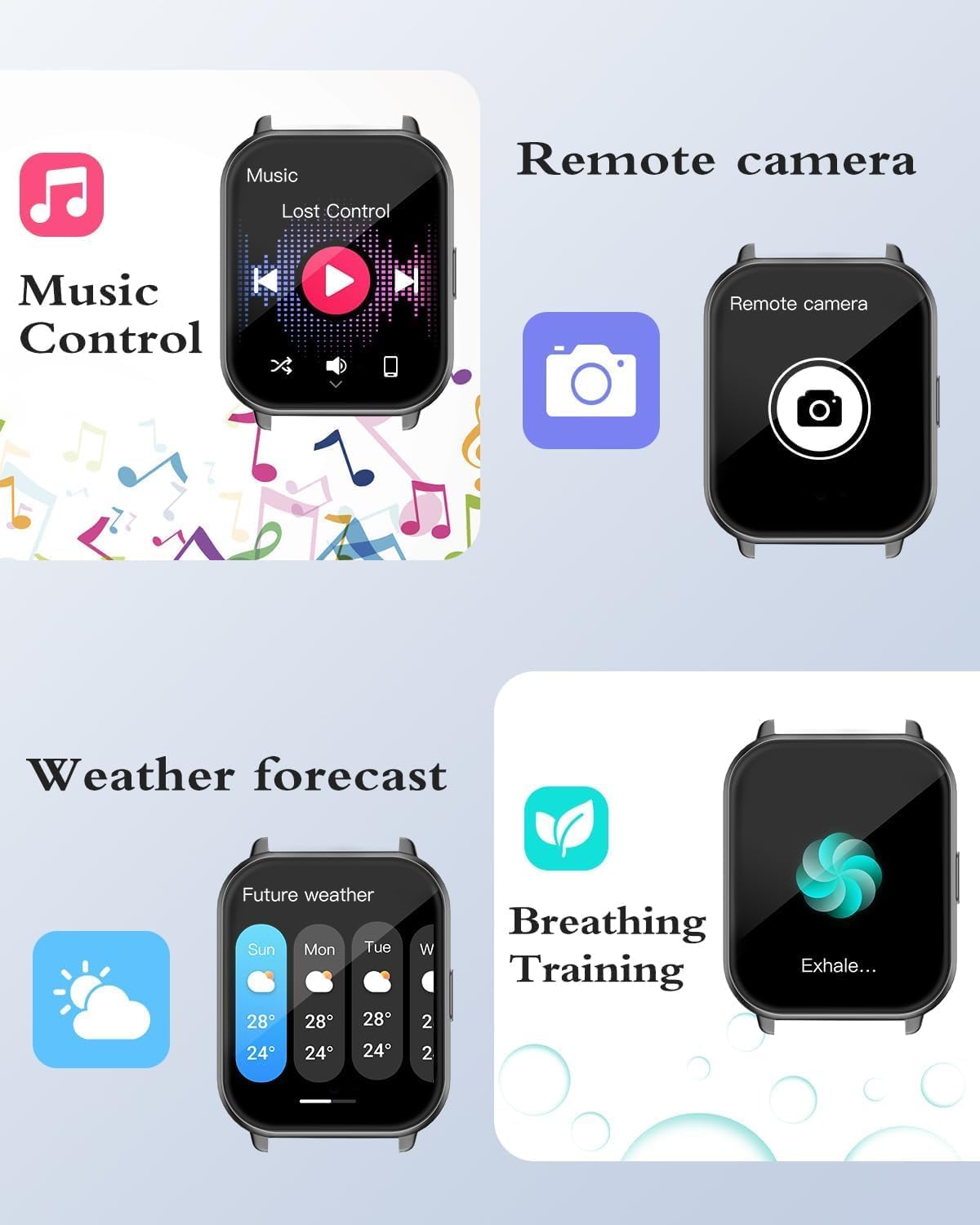 Detalle 2 de RUIMEN Montre Connectée Homme/Femme avec Appel Bluetooth, 113 Modes Sport et IP68 – Écran AMOLED 1,83