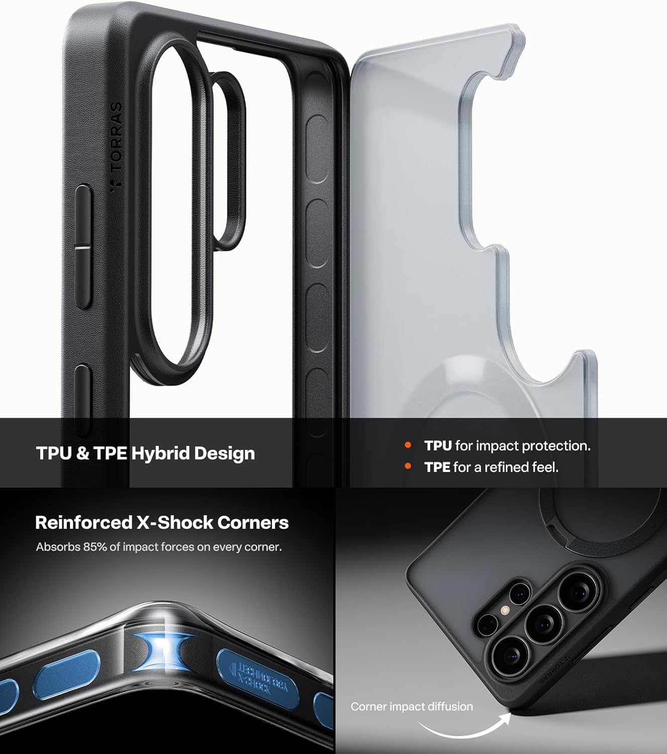 Thumbnail 3 de TORRAS Ostand Q3 Spin for Samsung S26 Ultra Case
