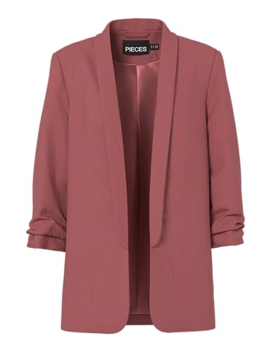 Detalle de PIECES Damen Pcboss Noos 3/4 Blazer, Apple Butter, XXL – Stilvoller langer Blazer mit 3/4-Ärmel