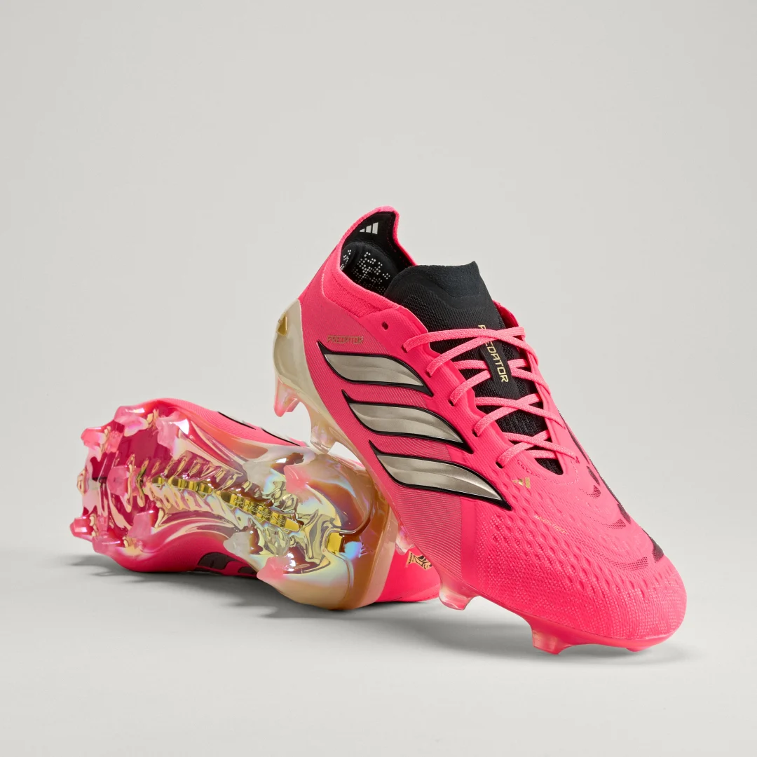 Detalle de Adidas Predator Elite para césped natural seco – color Rosa