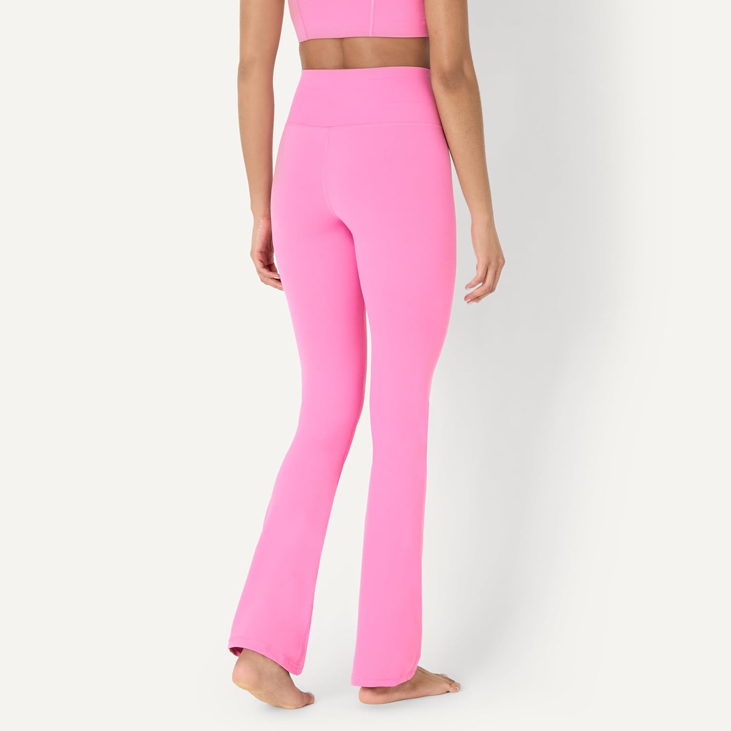Detalle de Amazon Essentials Women's Active FormFlex Buttery Soft Flared Leggings: High Waist, Full Length Yoga Pants