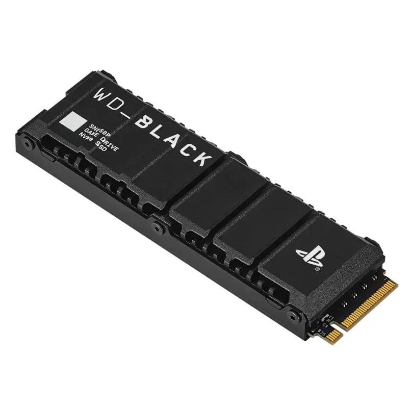 Detalle de WD SN850P 8TB: SSD NVMe M.2 PCIe 4.0 de alto rendimiento con encriptación hardware y licencia PS5