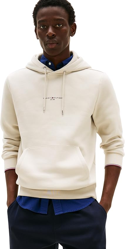 Detalle de Tommy Hilfiger Sudadera Hoodie L 63% algodón