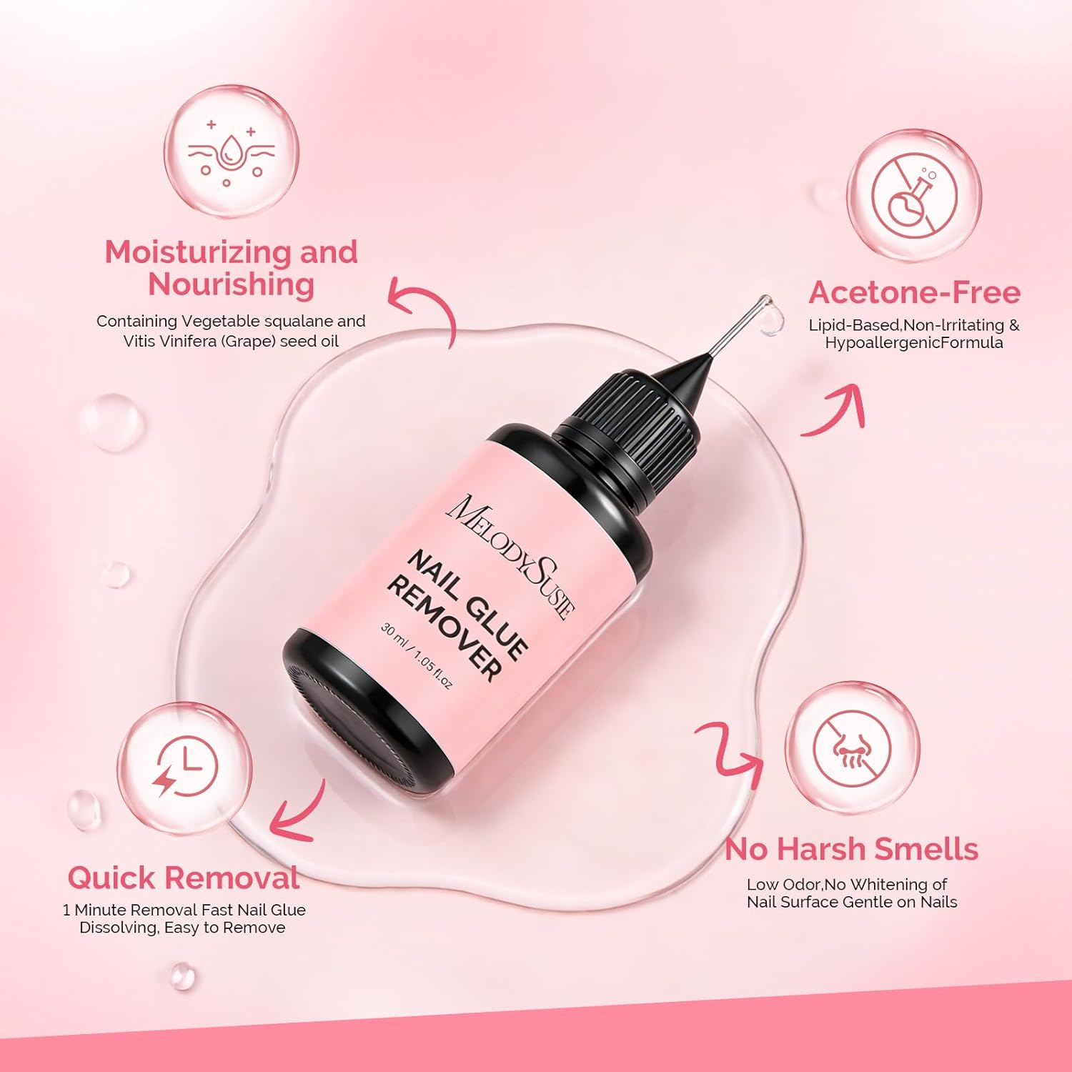 Thumbnail 2 de MelodySusie 30ML Nail Glue Remover