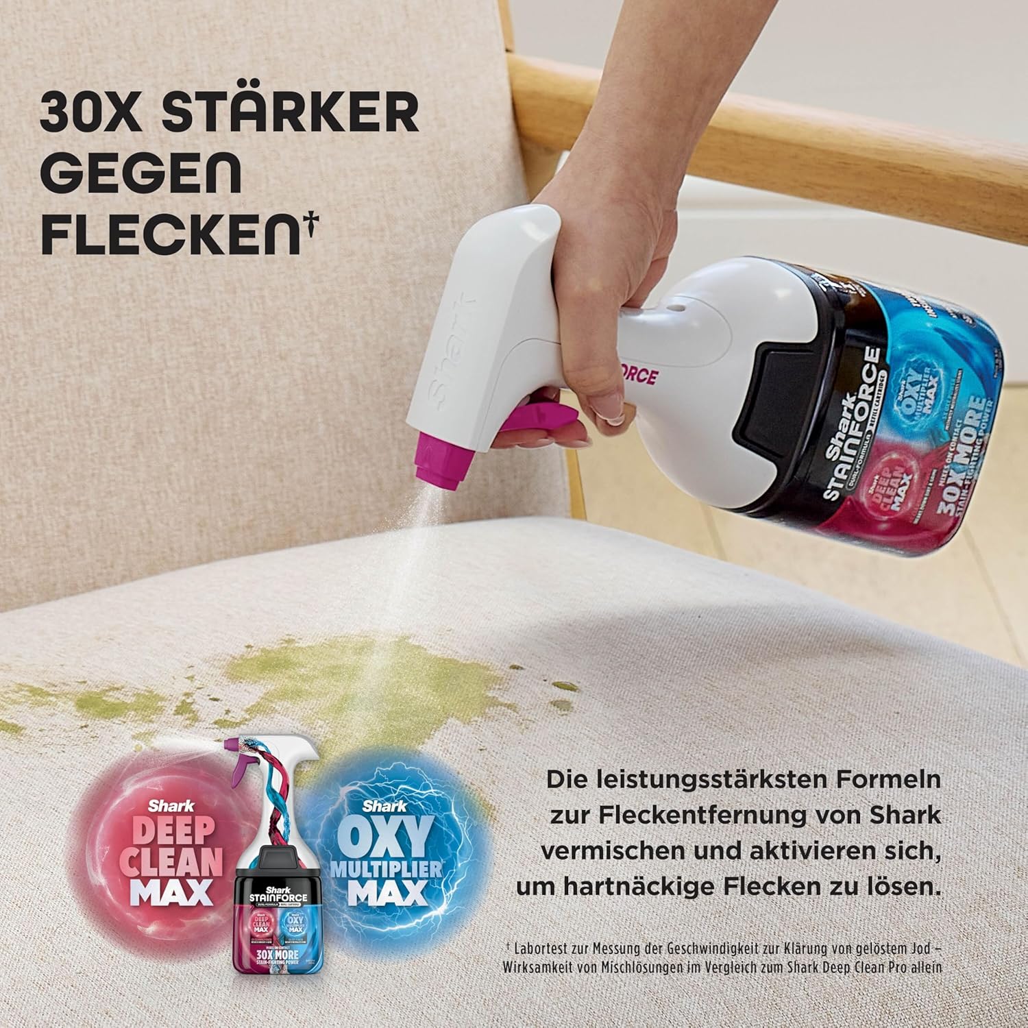 Detalle de Shark HX100EUCP Fleckenentferner 2 Reiniger đź§˝