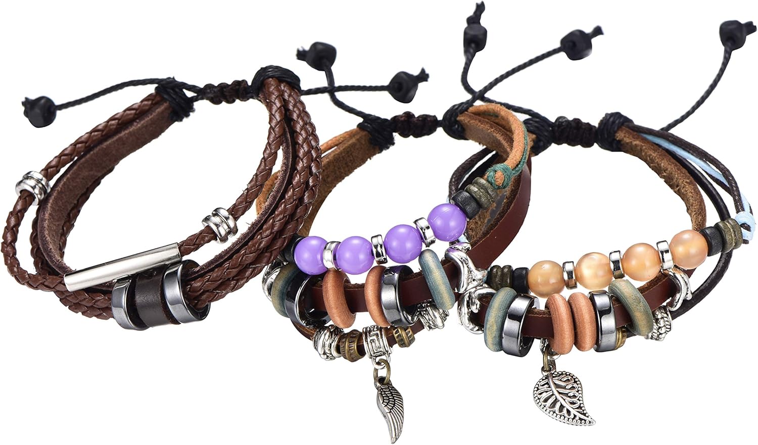 Detalle de Morella Bracciale Donna Set: 3 cinturini intercambiabili con ciondoli e ornamenti