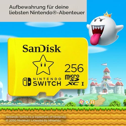 Thumbnail 5 de SanDisk microSDXC UHS-I Speicherkarte für Nintendo Switch 256 GB