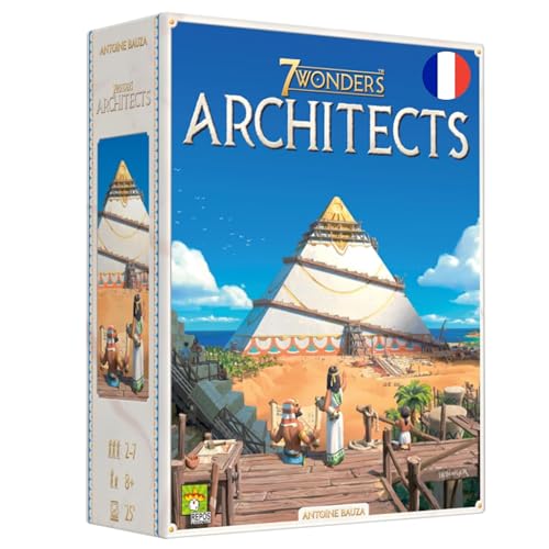 Detalle de Asmodee - 7 Wonders Architects : Joue en famille, bâtissez une merveille en 7 régions