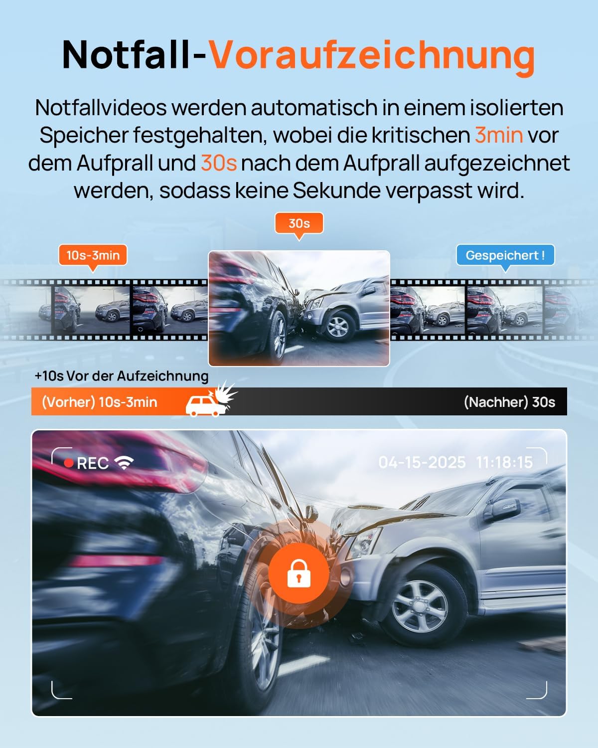 Thumbnail 4 de 70mai A800SE Dashcam Vorne & Hinten