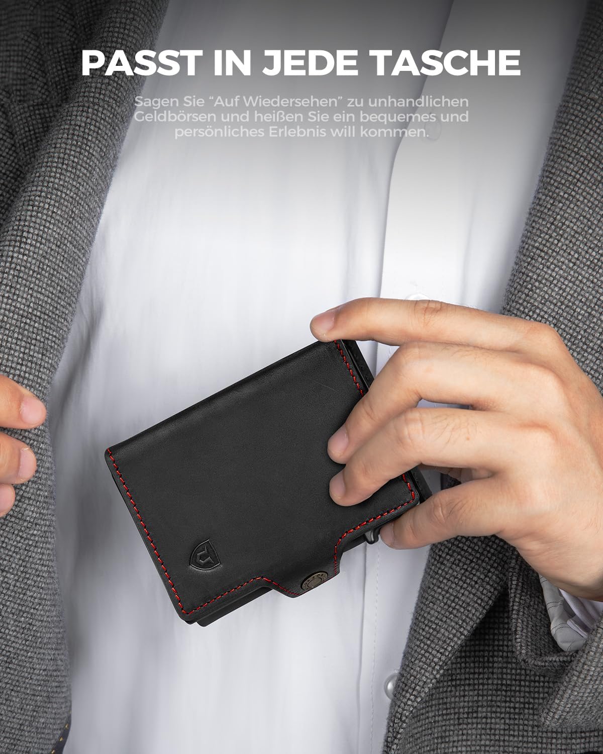 Thumbnail 6 de LORZOR Slim Wallet 10 Karten 💼