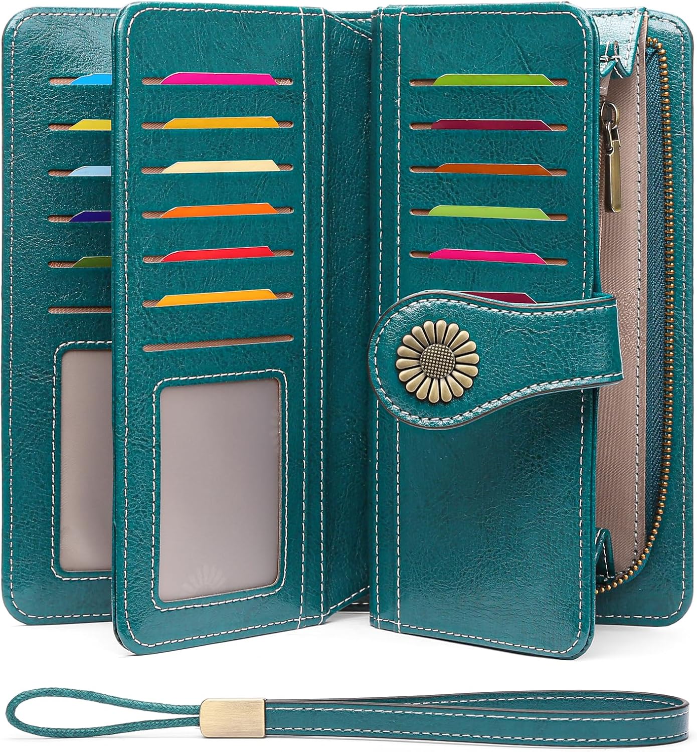Detalle de SENDEFN Women's Leather Wallet