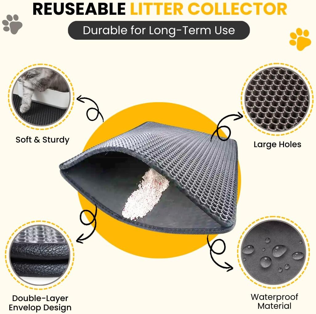 Thumbnail 4 de Andalus Brands Cat Litter Mat, 30" x 24