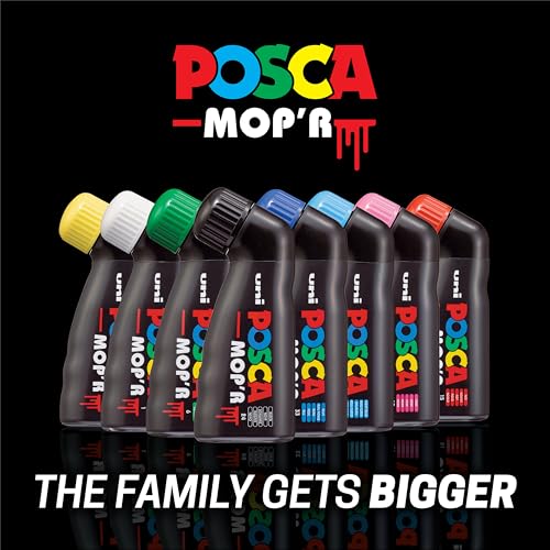 Thumbnail 2 de Posca Marcador Mop'R Pcm-22 con 8 puntas de 3–19 mm】