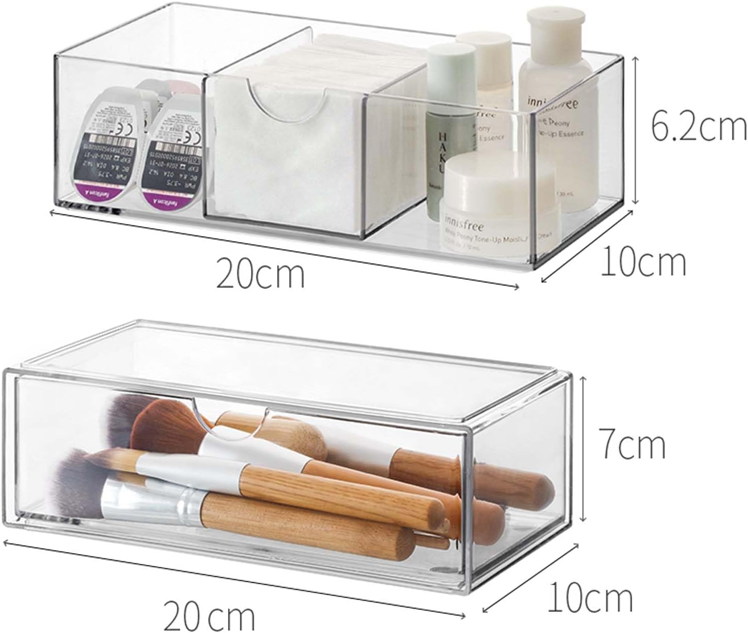 Detalle 2 de DoocliB Kosmetik Organizer 2er-Set