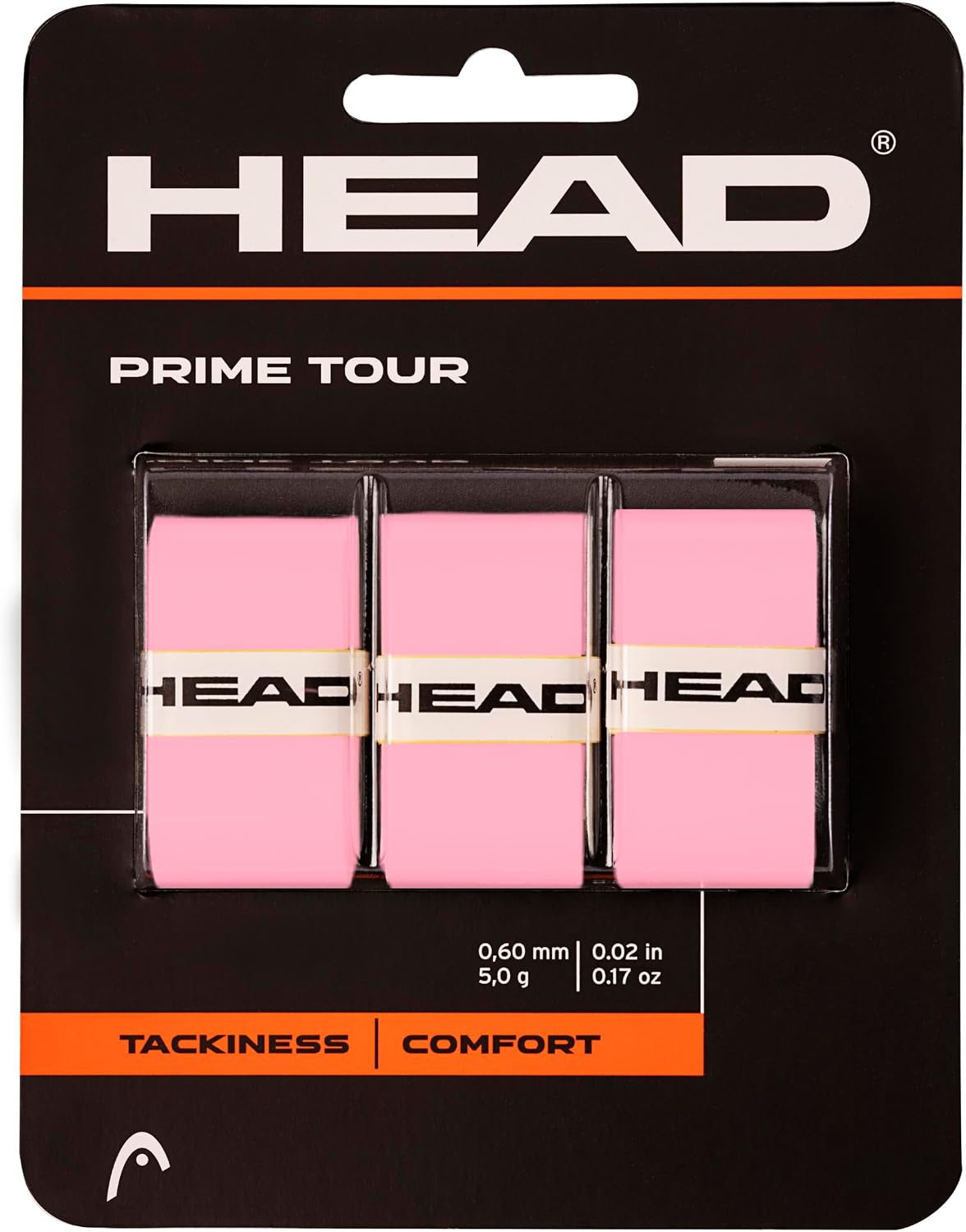 Detalle de HEAD Prime Tour 3本入り ラケット用ウェットグリップテープ、ポリウレタン・日本製素材