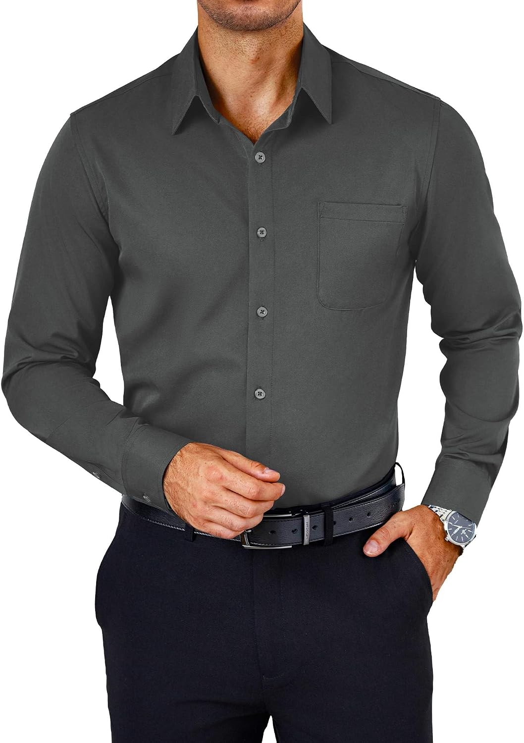 Thumbnail 6 de COOFANDY Mens Dress Shirt 1pc 📄