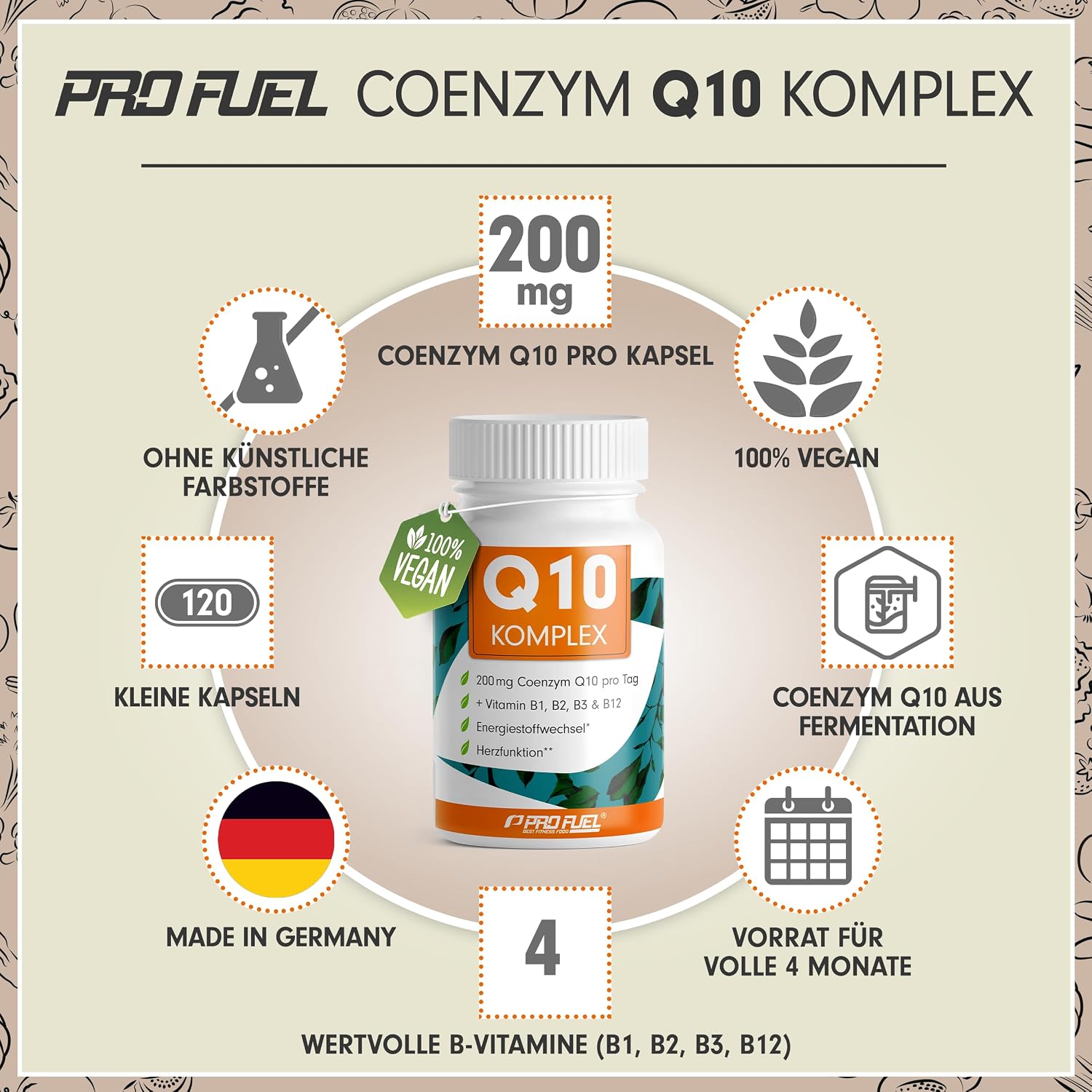 Detalle 2 de Q10 Kapseln hochdosiert 120x