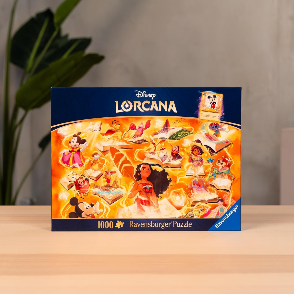 Detalle de Ravensburger Disney Lorcana Glimmers of the Realm: Amber 1000 Piece Puzzle