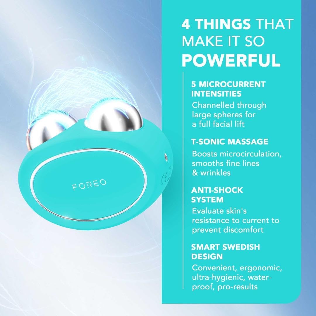 Thumbnail 2 de Foreo Bear massaggiatore viso antirughe smart con microcorrente T-Sonic (mint) per fronte e doppio mento