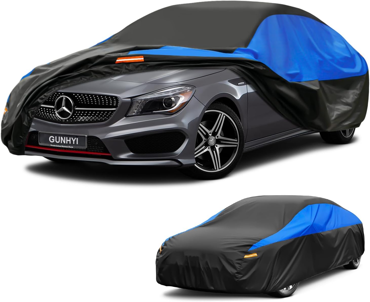 Thumbnail 6 de GUNHYI Housse Voiture Imperméable Respirante pour Mini Cooper 2 portes (F56/F57/F66) – Bleu Noir