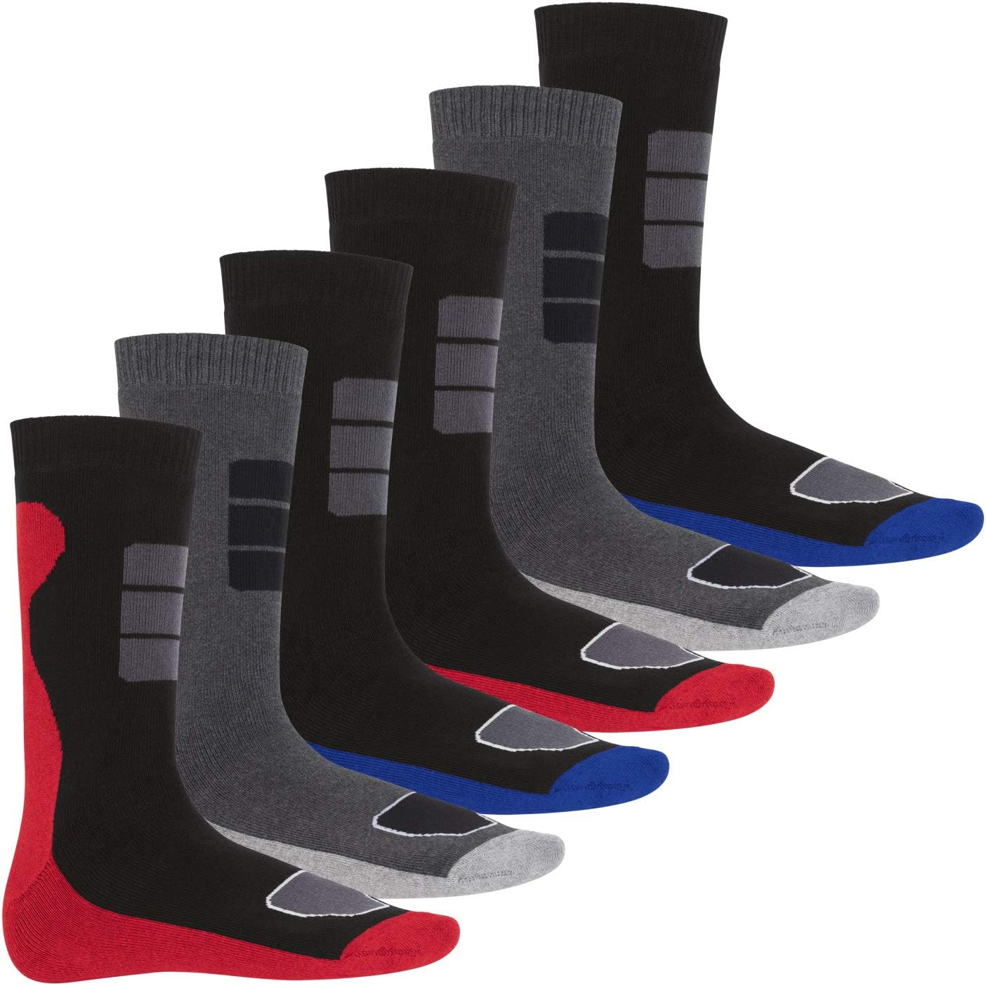 Detalle de Footstar warme wintersokken van badstof, 6 paar met thermisch effect