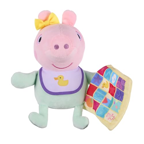 Detalle 2 de Peppa Pig Baby Evie with Blanket Plush Toy