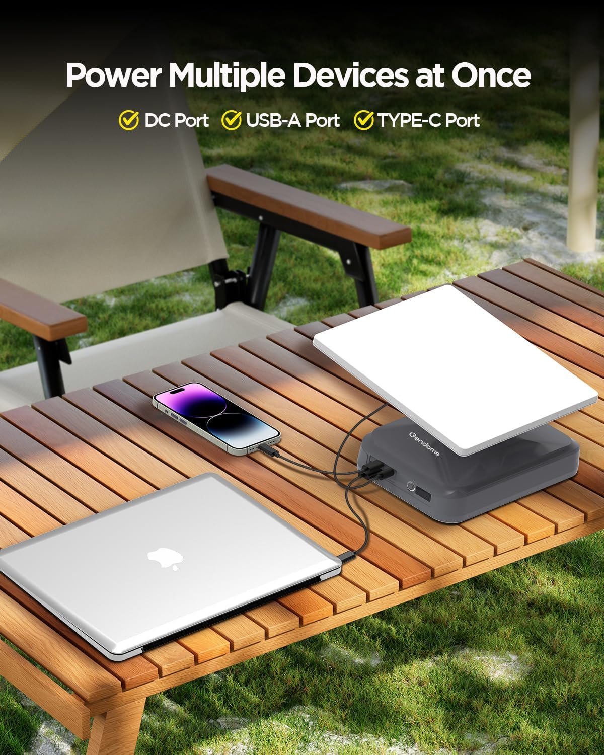 Detalle 1 de GENDOME SL300 Starlink Mini Power Station, 288Wh with Carrying Case