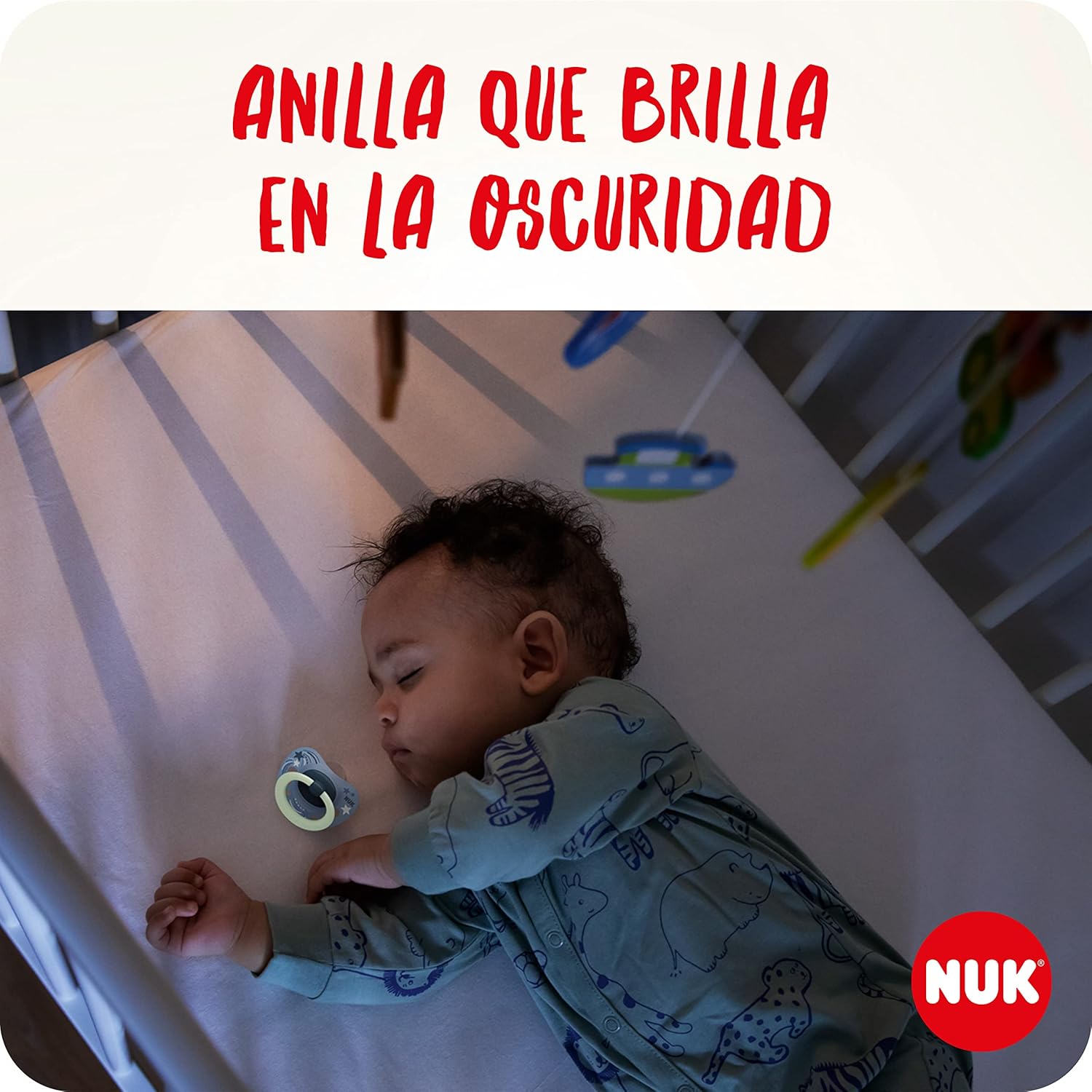 Detalle 2 de NUK Signature Day & Night chupete ❤️ | 18-36 meses | Brilla en la oscuridad