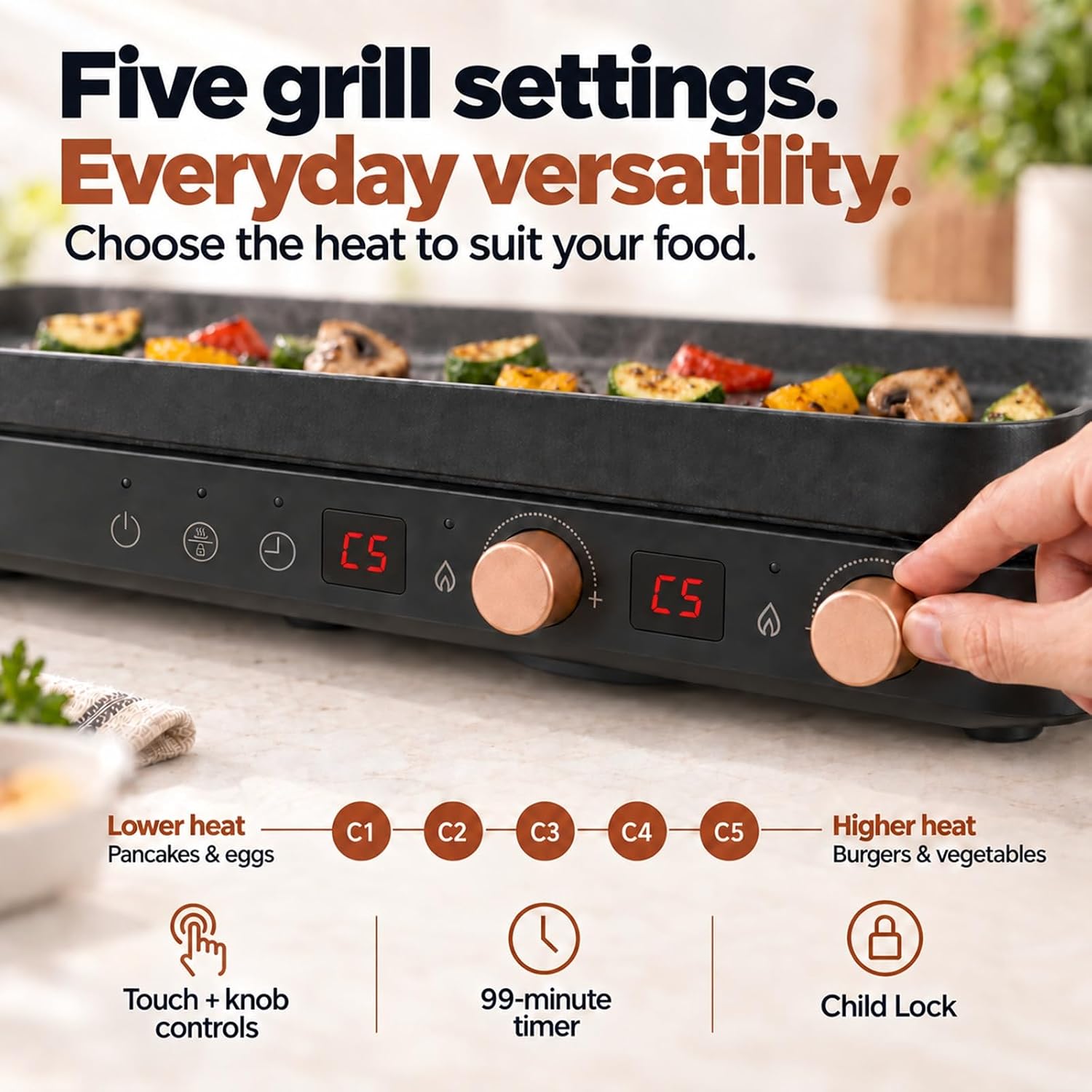 Thumbnail 4 de COOKTRON Portable Induction Cooktop 1800W
