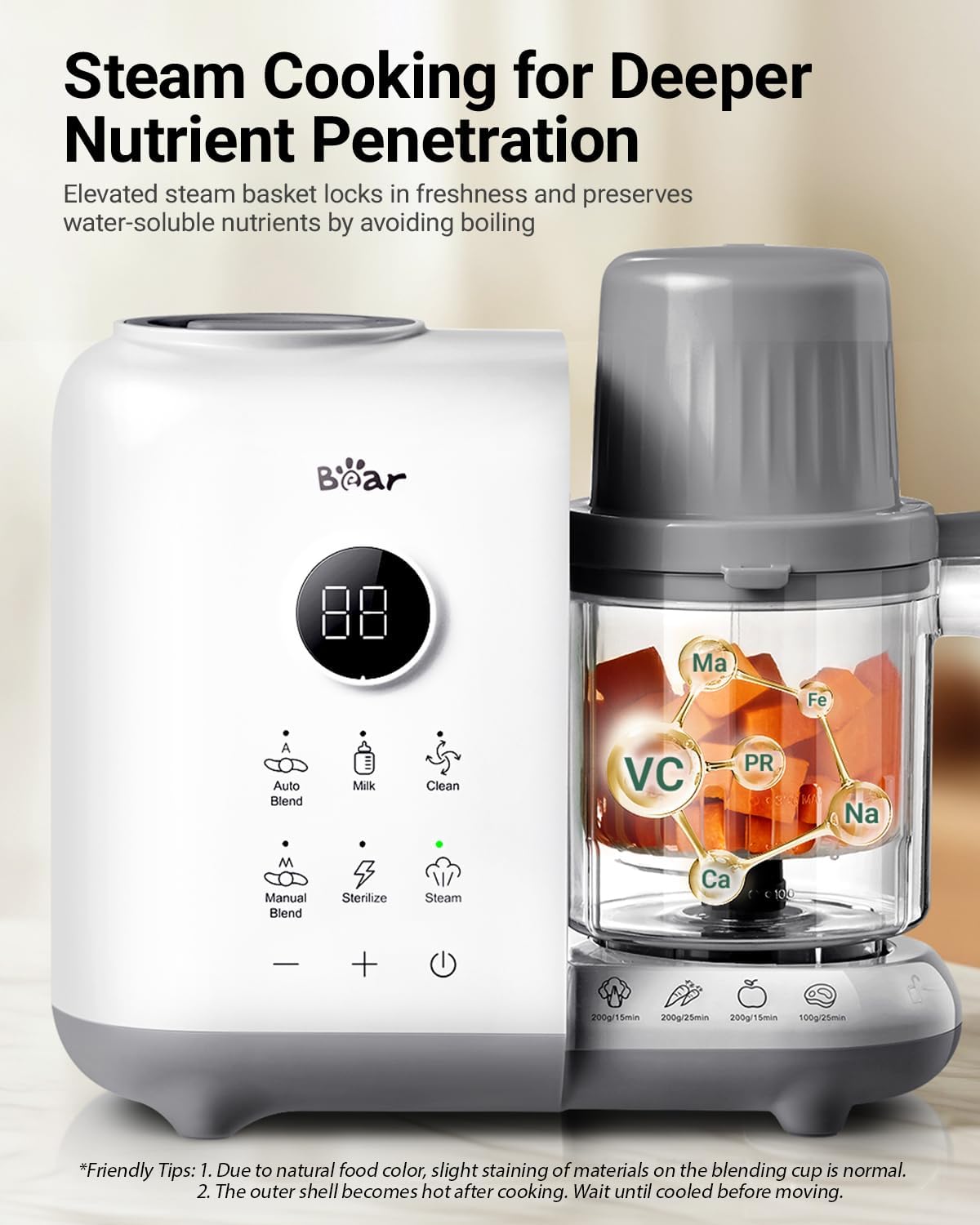 Detalle 1 de Bear Baby Food Maker 18.5 oz