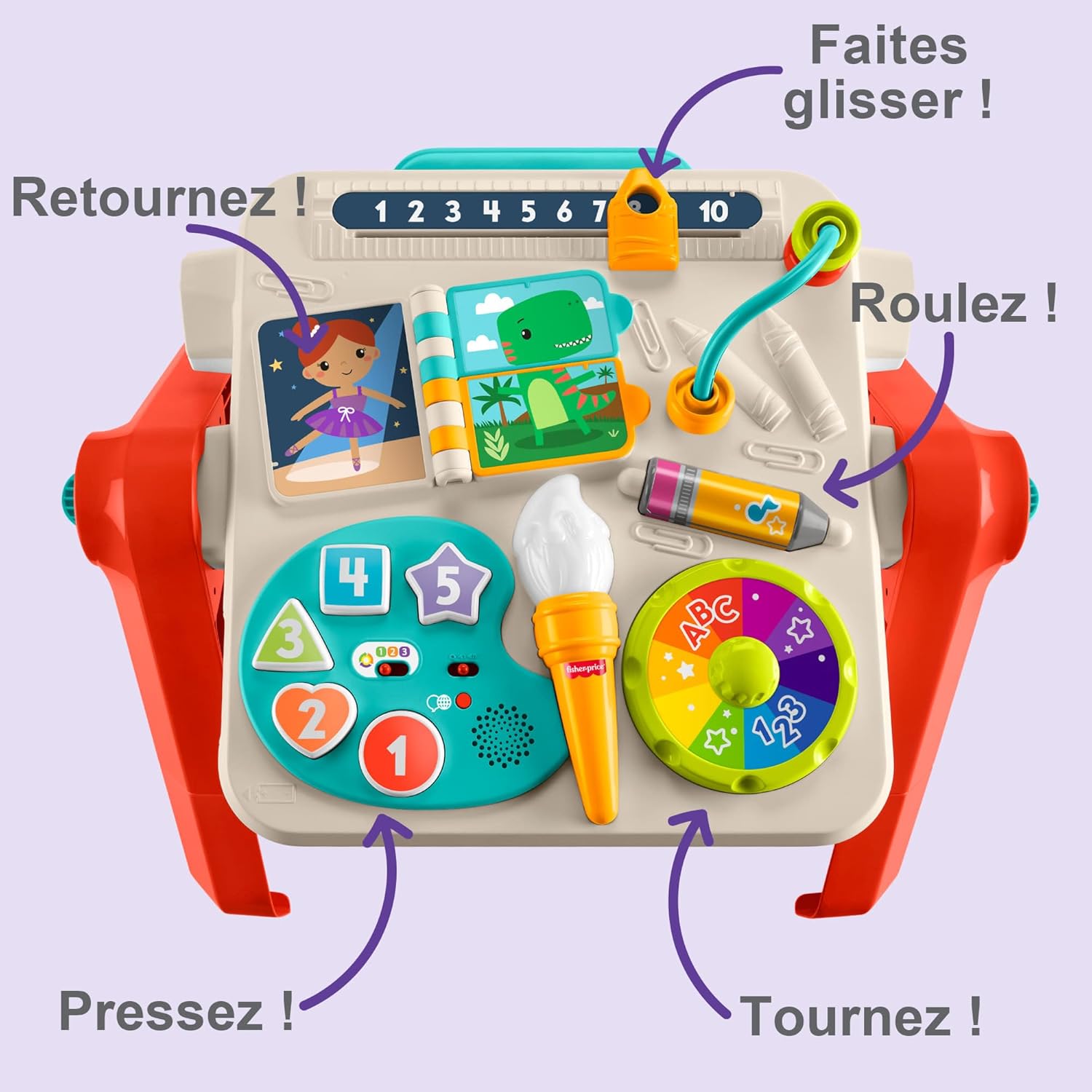 Thumbnail 6 de Fisher-Price JGW87, table d’éveil musical 4 en 1