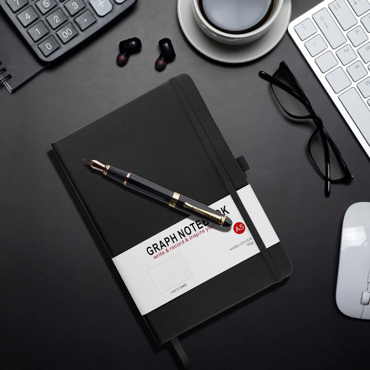 Thumbnail 6 de HIJYOO A5 Graph Paper Notebook 200 Pages