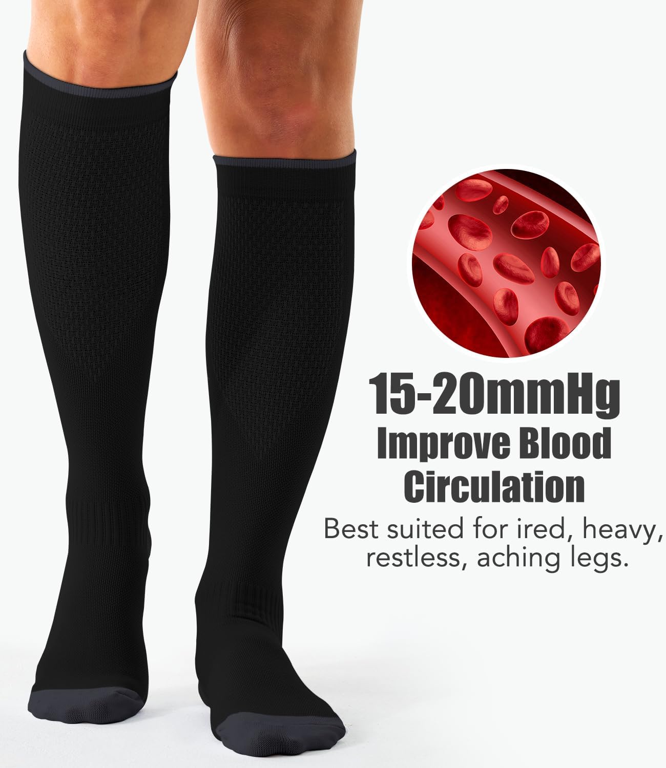 Detalle 2 de Compression Socks 3-Pack