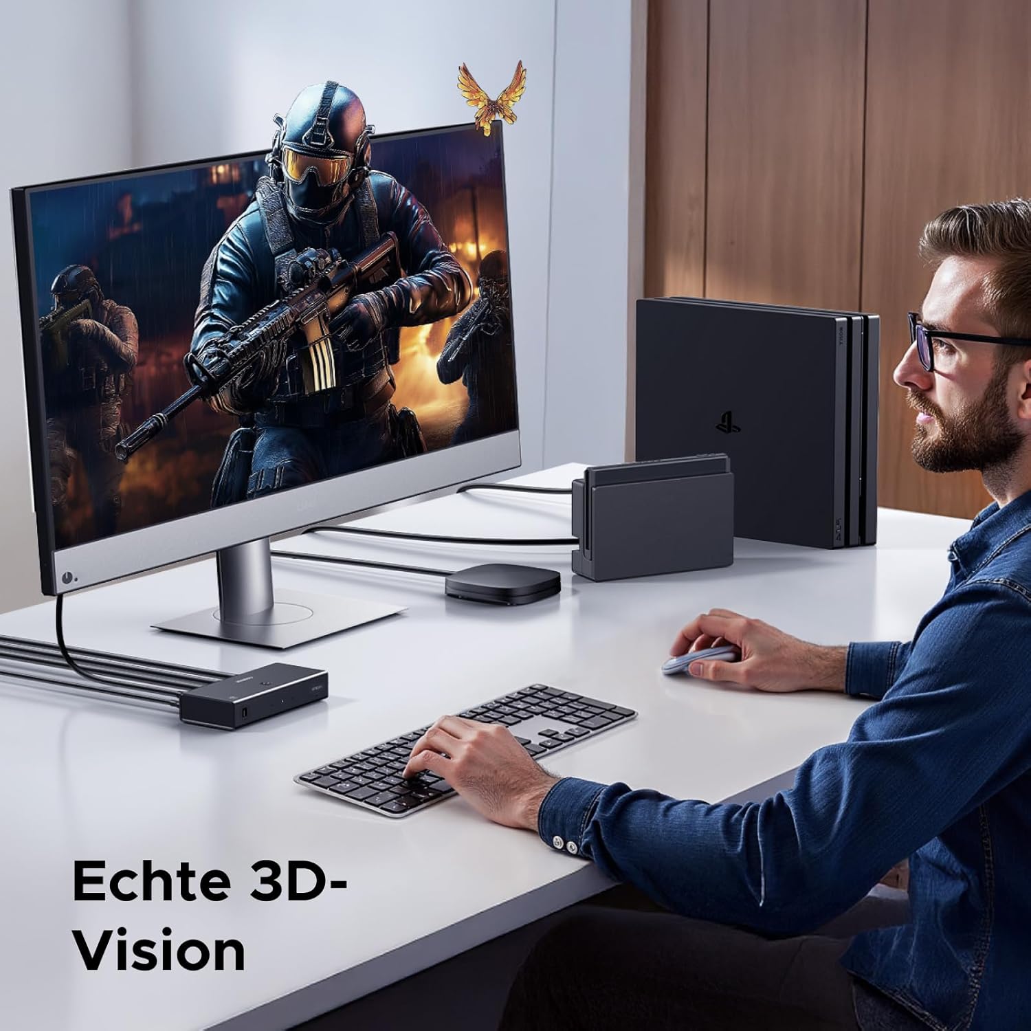 Thumbnail 3 de UGREEN HDMI Switch 3‑in‑1 4K@60Hz HDMI‑Switcher