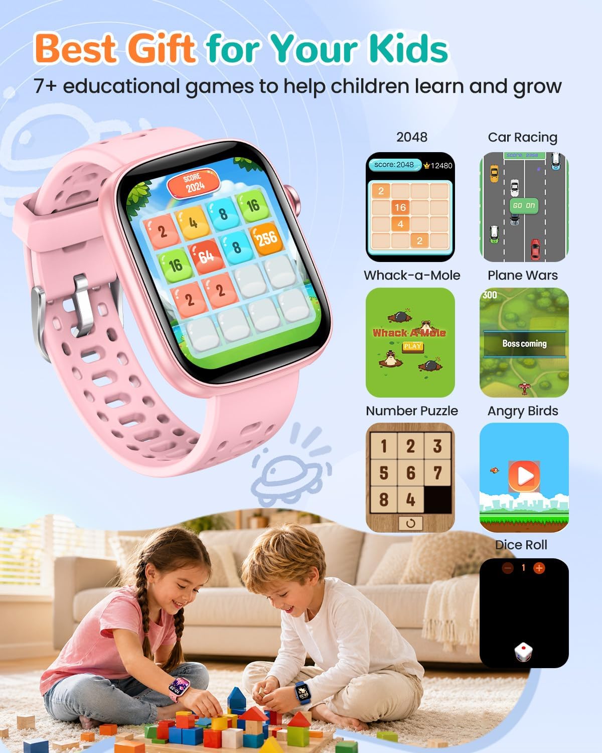 Thumbnail 6 de RUXINGX Kids Smart Watch 1.83-Inch
