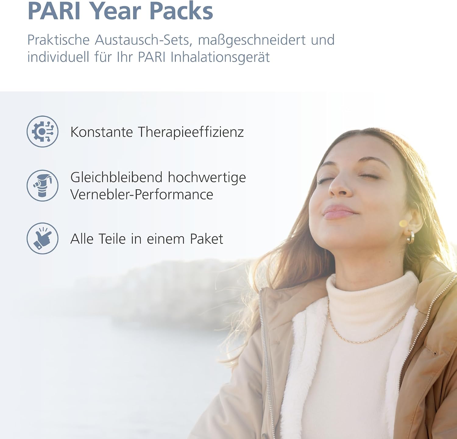 Detalle de PARI COMPACT2 Year Pack – Vernebler-Austauschset