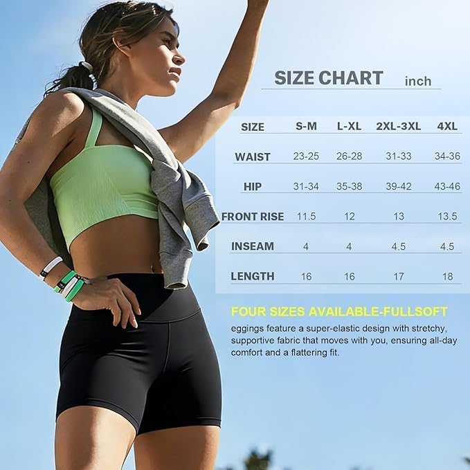 Detalle de FULLSOFT High Waisted Biker Shorts 5 in