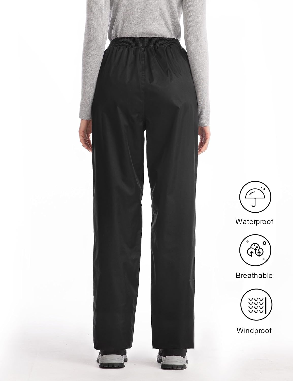 Thumbnail 2 de iCreek Women's Rain Pants: Waterproof, Windproof Over Pants for Outdoor Activity