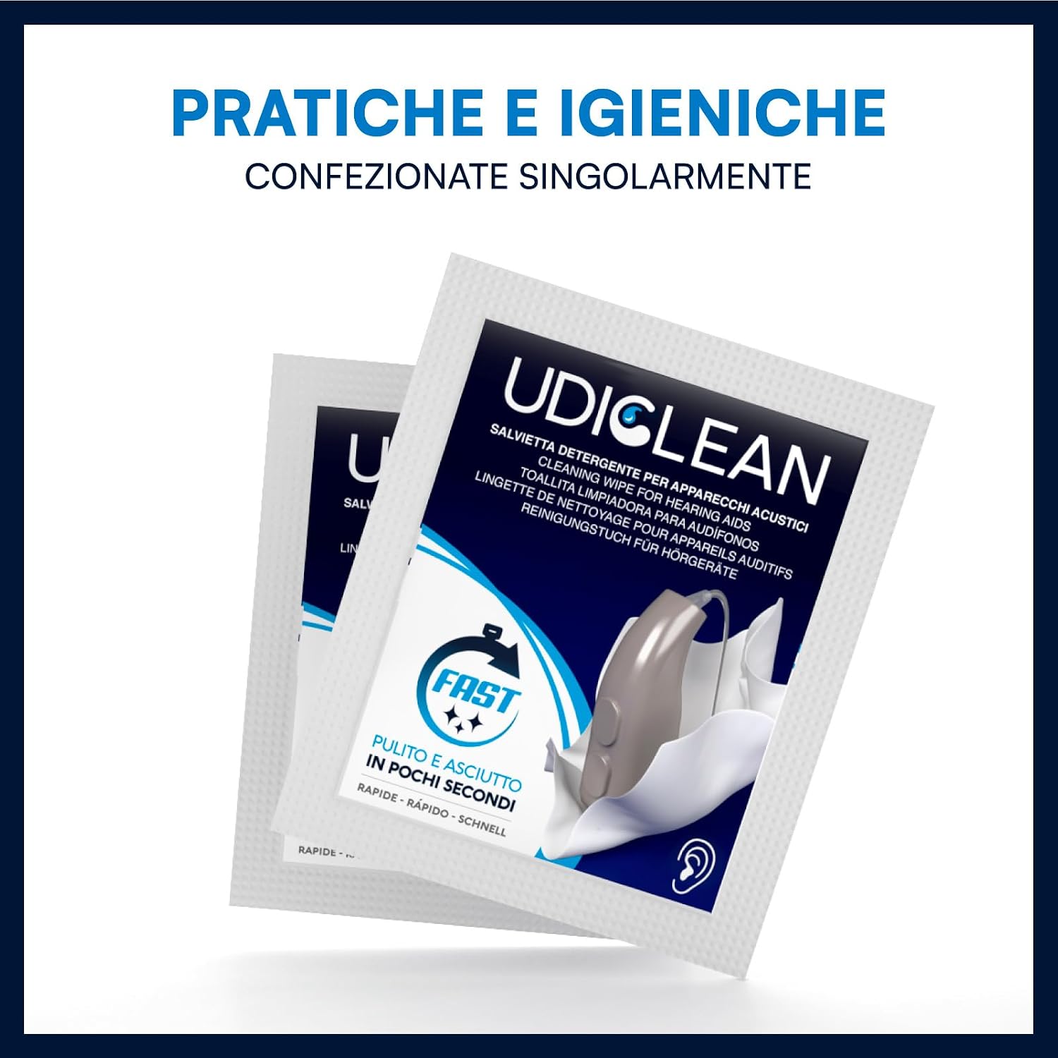 Thumbnail 3 de Udiclean 200 Toallitas desechables limpieza diaria